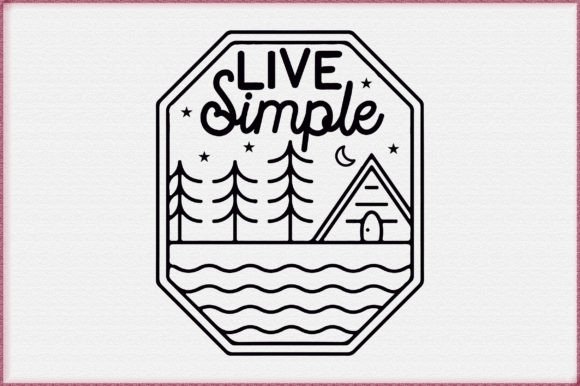 Download Live Simple Camping SVG Design - Live simple Collection