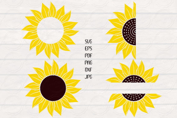 Download Sunflower Monogram - Sunflower monogram Collection