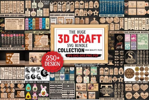 Download Huge 3D Crafts Mega Bundle - Premium Resources