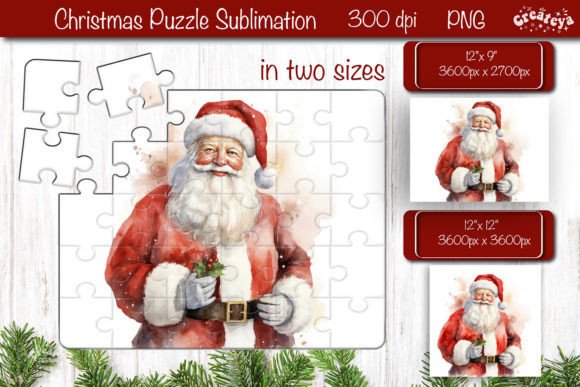 Download Christmas Puzzle PNG Kids Puzzle Santa - Kids puzzle Collection